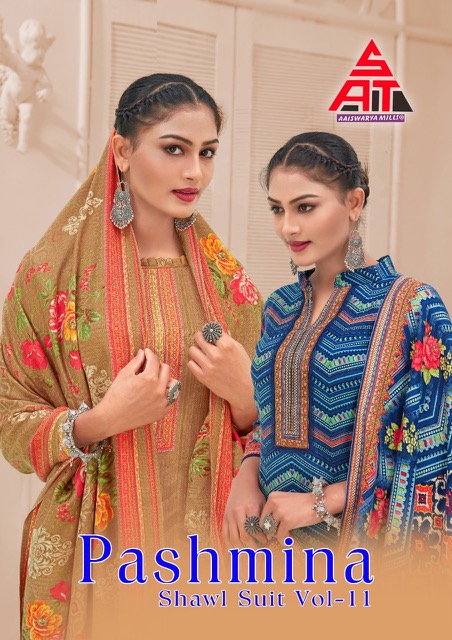 Sat Pashmina Vol-11 Pashmina Designer Dress Material